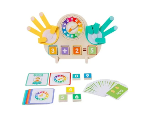 Tablero Educativo Montessori | Aprende Matemáticas y la Hora Jugando