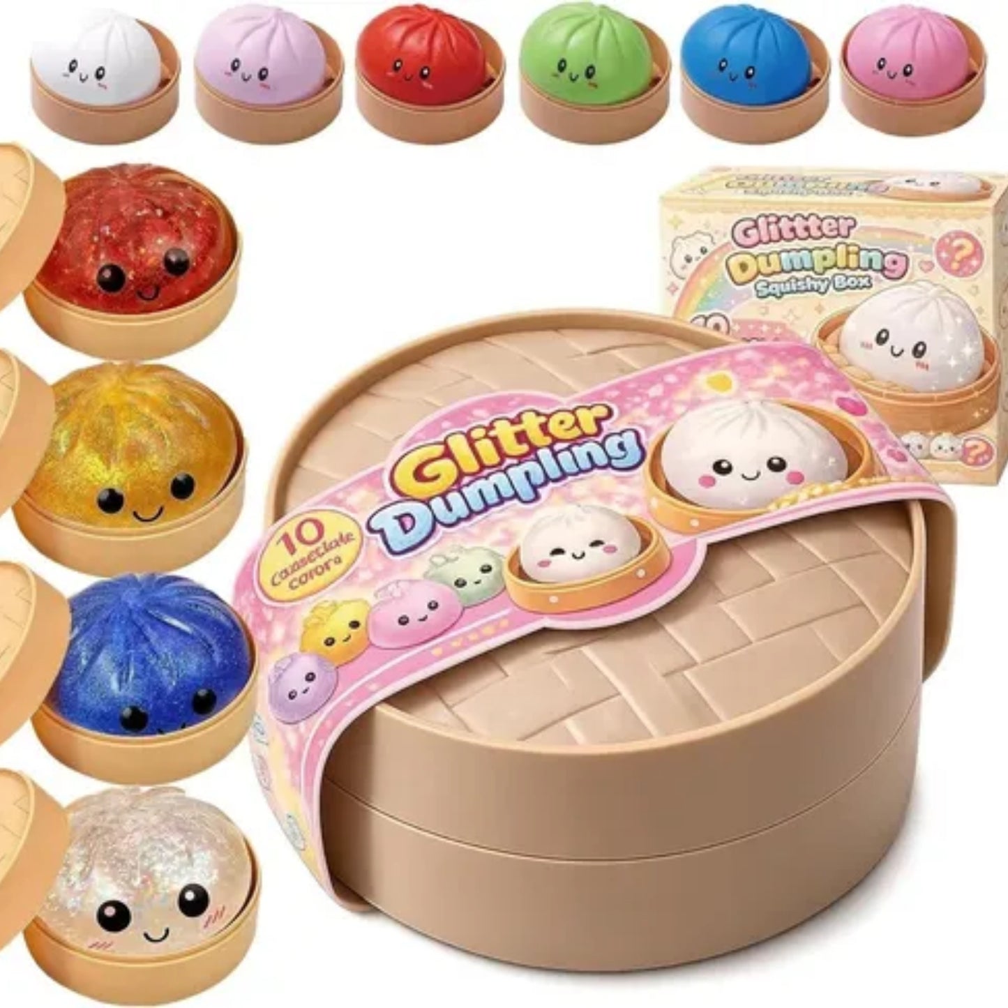 Dumpling Squishy Sorpresa | El Fidget Toy Viral que Relaja y Sorprende