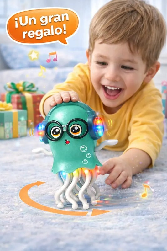 Pulpo Bailarín Interactivo | Luces, Música y Diversión para Aprender Jugando