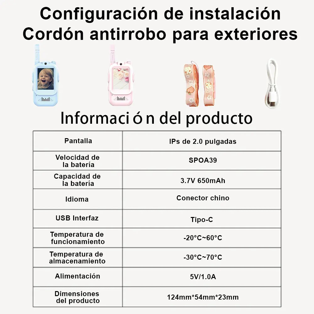 Walkie Talkies Con Video HD | Comunicación, Diversión y Aventuras Sin Límites